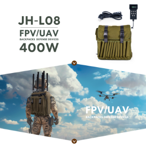 8 Channel 600-1050MHz 1.5g 2.4G 5.2g 5.8g GPS WiFi Anti Drone Uav Defence System for Backpacks Device FPV Drone Jammer Backpacks Jamming Blocking Module
