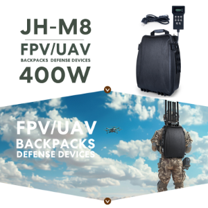 8 Channel 500-1050MHz 1.5g 2.4G 5.8g GPS WiFi Anti Drone Uav Defence System for Backpacks Device FPV Drone Jammer Backpacks Jamming Blocking Module