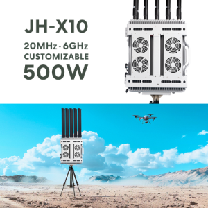10 Channel 600-1050MHz 1.2g 1.4G 1.5g 2.4G 5.2g 5.8g 500W Fpv Drone Signal Jamming Defence Device System Uav Blocking Anti Drone Jammer Module