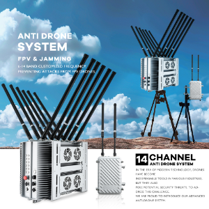 6km Waterproof Anti Drone Long Distance Pfv Uav Jammer Lora RF Drone Jamming Blocker