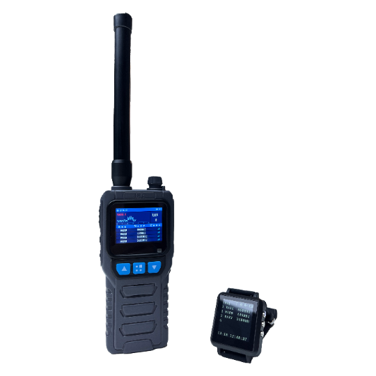 DR400-E Portable Drone Detection and Wrist Watch Alert Coordination Device 