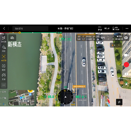 Fuzzy recognition algorithm for road markings