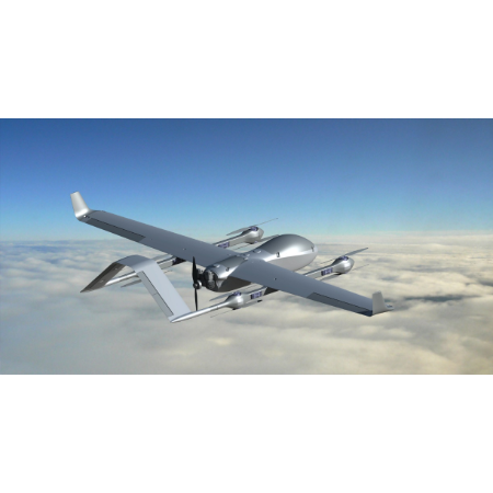 VF180P/Oil powered vertical takeoff and landing fixed-wing UAV