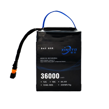 XINGTO factory direct sales drone solid-state soft-pack battery 12s 36ah with BMS smart battery durable