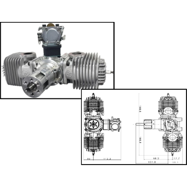 The AX120 UAV engine