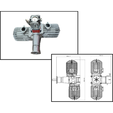 The AX170 UAV engine