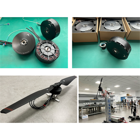 6kW motor for fixed-wing/eVTOL aircraft, and hybrid power generation system