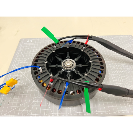 15kW motor for fixed-wing/eVTOL aircraft, and hybrid power generation system