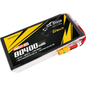 Tattu 330Wh/Kg Semi-solid State 80400mAh 6S 10C 22.2V G-Tech Lipo Battery