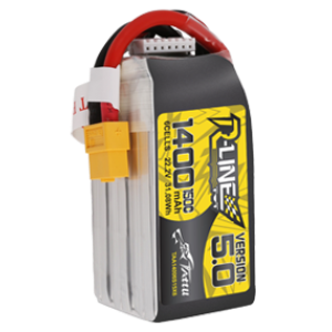 Tattu R-Line Version 5.0 1400mAh 6S 150C 22.2V Lipo Battery