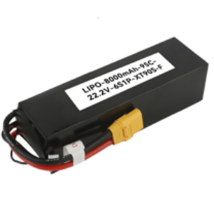 Tattu 8000mAh 6S1P 25C 22.2V Smart Lipo Battery