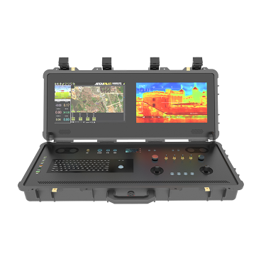 Dual-screen ground control system