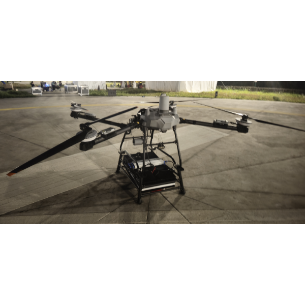 Tethered lighting drone