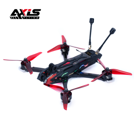 Axisflying MANTA 5 PRO High performance DIY 34 LED Drone 6S DJI O3 VTX with GPS DC /Square X Frame for Cinematic/Freestyle FPV Kits
