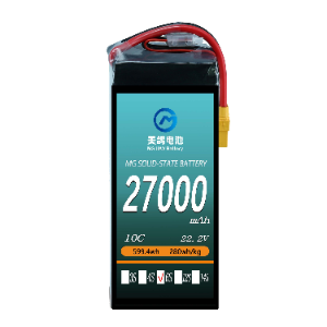Solid-state batteries 27000mah-6S-22.2V-10C 280wh/kg