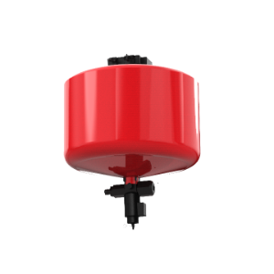 Hanging ultra-fine dry powder fire extinguishing tank