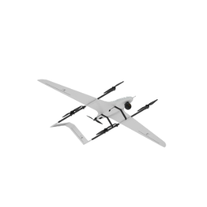 Vertical takeoff and landing fixed-wing unmanned aerial vehicle