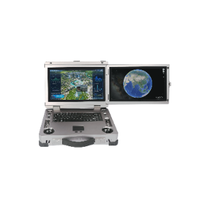 Dual screen ground station