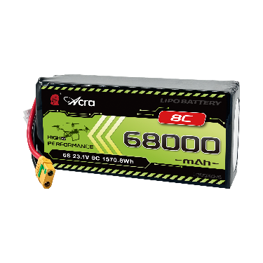 UAV 68000 6S 23.1v 8c  LIPI Battery