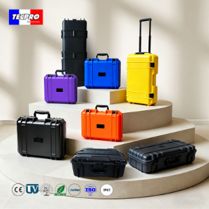 Tecpro Safety Case Waterproof Shockproof Storage Case for Drone & Camera Lenses