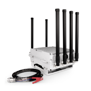 6-band vehicle-mounted anti-drone integrated detection and interference signal detector system