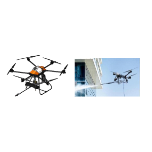 High-pressure washing drone