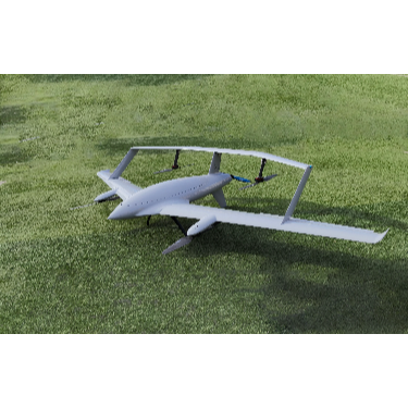 Long-endurance compound-wing UAV
