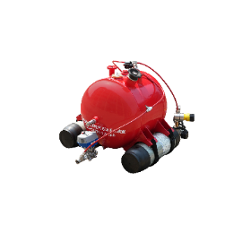 Airborne Stored-Pressure Fire Extinguishing Device