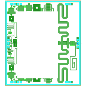 2~4GHz 50W GaN  MMIC