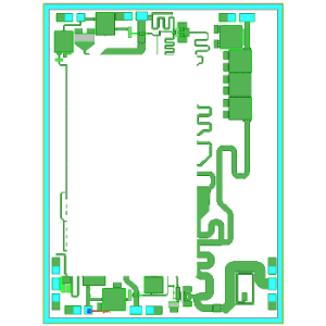 2~18GHz 12W GaN  MMIC