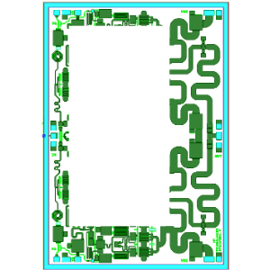5~6GHz 100W GaN  MMIC