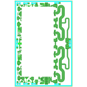 8~13GHz 60W GaN  MMIC