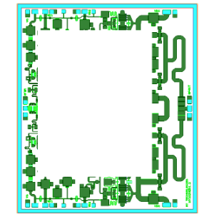8~12GHz 150W GaN  MMIC