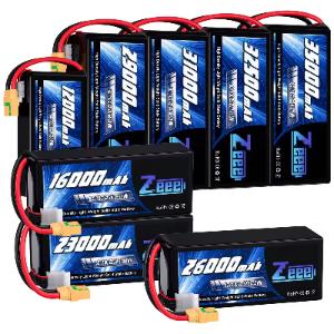 Zeee 6S 12S FPV Drone Battery 22.2V 44.4V 12000/16000/23000/26000/29000/31000/32500/35000mAh Solid State Battery for FPV Drone