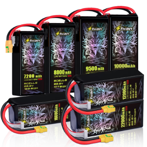 ShiAnMx 6S 22.2V High-Capacity High-Rate Lithium Battery for Model Aircraft, UAV Drones & RC Cars