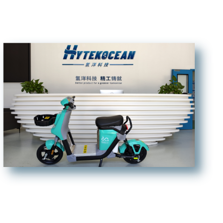 Hydrogen-powered two-wheel vehicle