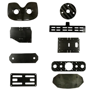 High Purity 100% Carbon Fiber Plate 1mm Thickness Customizable Dimensions CNC Machined Durable for Industrial Applications