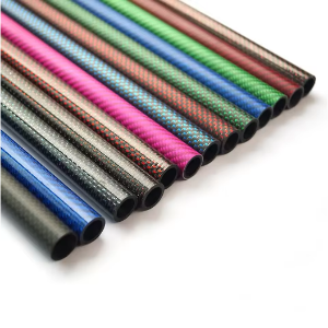 Premium Quality Custom Carbon Fiber Tubes High Modulus Light Weight Fabrication for Sport Equipment Carbon Fiber Rod Pattern