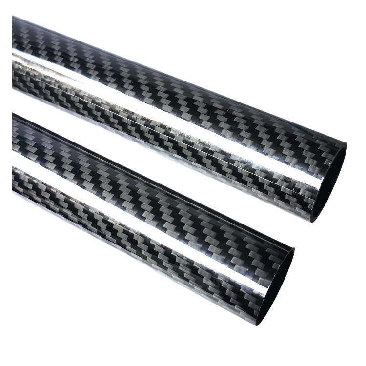 3K carbon fiber rolling tubes