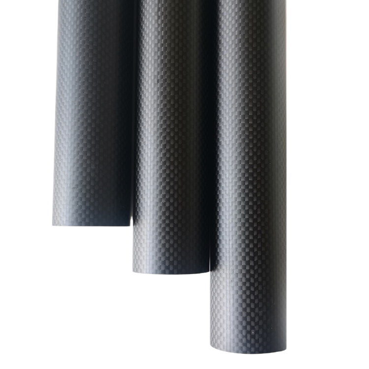 3K carbon fiber rolling tubes