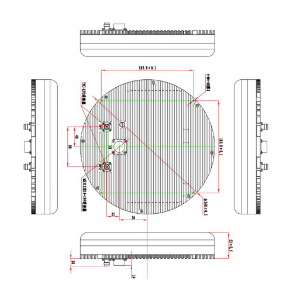 8+8 Dual-band Anti-jamming Antenna