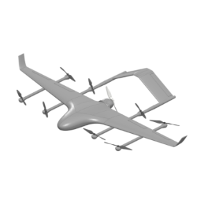  HF-400 Large Composite Wing UAV System 
