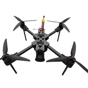 A drone-based capture net.