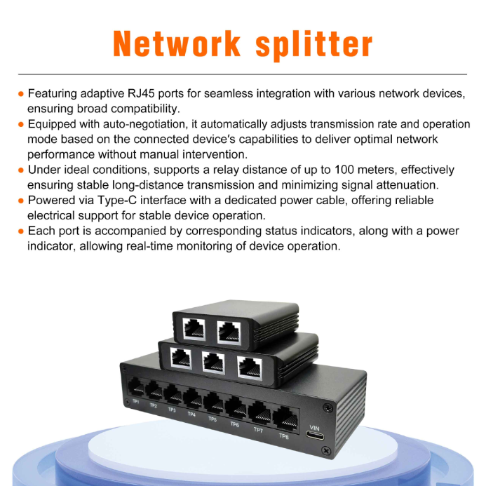 Network splitter