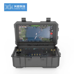 XK-GS300 Drone Ground Control Station 17.3 inch Display Screen IP67 Ruggedized Portable remote control Ground Station UAV Command Case for Emergency Response Drone Operations