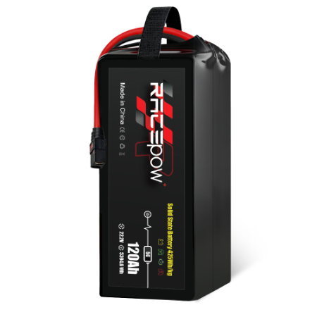 Racepow 420Wh/kg 120Ah6S22.2V2C Solid State Battery 