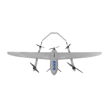 V6: Long-endurance vertical takeoff and landing fixed-wing drone with a flight time of 100 minutes at 1 kilogram