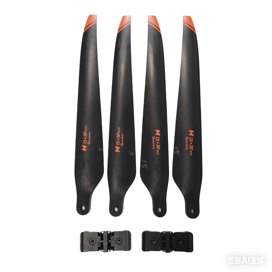 Carbon fiber multi-core folding paddle 7330 with butterfly paddle clamp