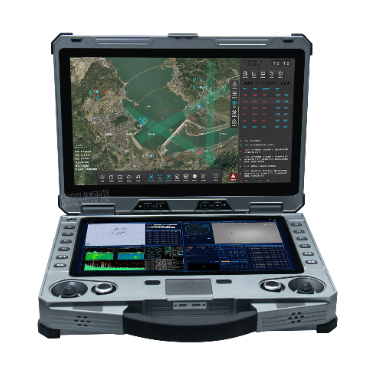Dual screen unmanned aerial vehicle ground control station