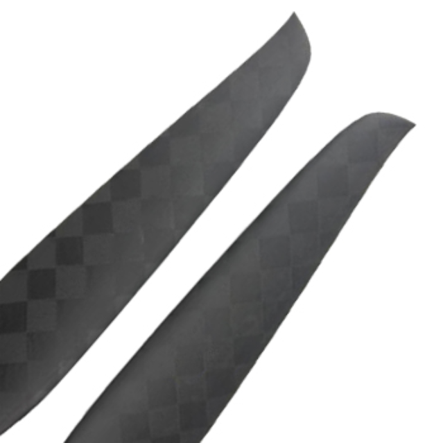 Ultra-clear carbon fiber blades